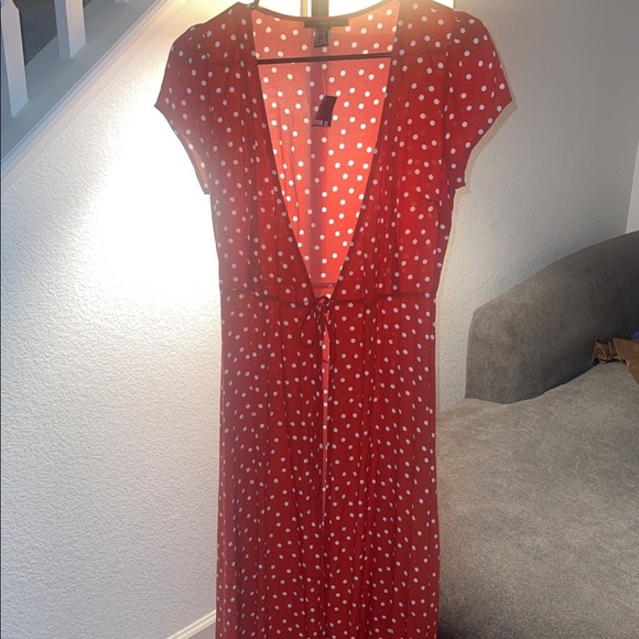 Forever 21 Dresses & Skirts - Forever21 red midi dress